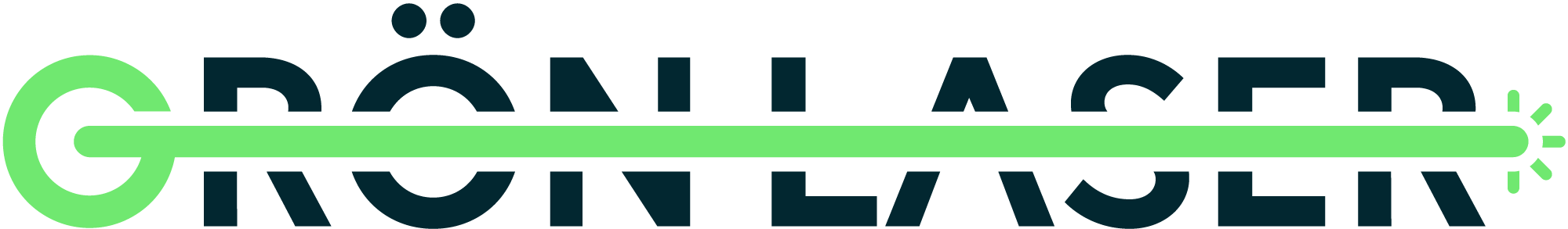 Grön Laser Logotyp Grön Laser Logotyp